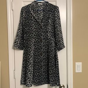 Leopard dress.